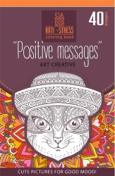 Kolorowanka antystresowa 126x200 20 Positive msg - Fresh