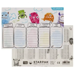 Plan Lekcji Tabl Mnoz A5 Monster Starpak Pb25/750