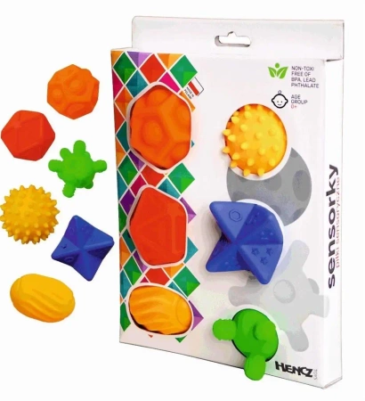 Piłki sensoryczne 6szt - Hencz Toys