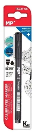 Marker precyzyjny kaligraficzny 0,5mm czarny - MP Main Paper