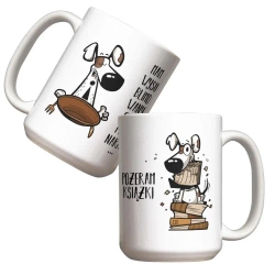 Kubek - Pożeram książki 440ml - Molom