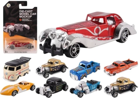 Samochód metalowy Hot Rod 1:64 mix - Pro Kids