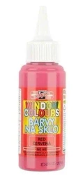 Farba witrażowa 60ml czerwona - Koh-I-Noor