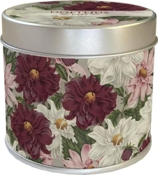 Zapachowa świeczka dalia fioletowa - zapach różany - Skona Ting