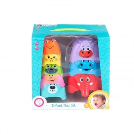 Kubeczki do układania Zwierzaki BAM BAM - BAM BAM