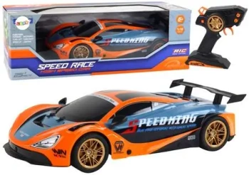 Auto sportowe R/C 1:10 pomarańczowe - Leantoys
