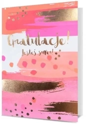 Karnet B6 Gratulacje - Pan Dragon