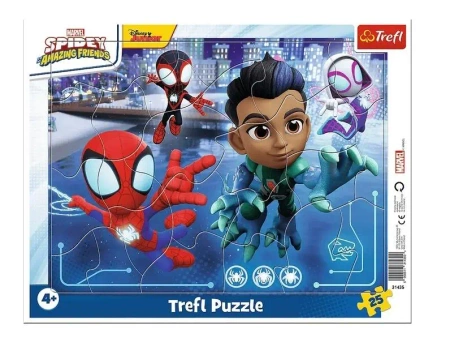 Puzzle ramkowe 25 Pajęczy skok TREFL