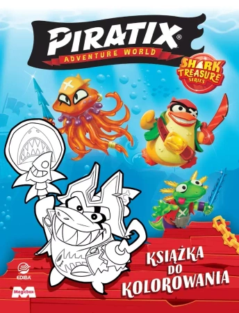 Piratix. Książka do kolorowania - praca zbiorowa