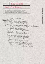 Śmierć bohatera - Ewa Toniak