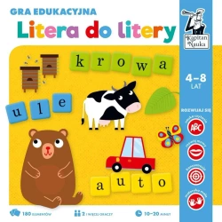 Kapitan Nauka. Gra edukacyjna. Litera do litery - Opracowanie zbiorowe