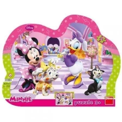 Puzzle 25 ramkowe Minnie i zwierzaki - Minnie