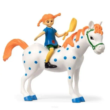 Figurka Pippi z koniem - MICKI
