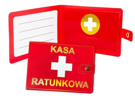 Portfelik koperta Kasa ratunkowa - Kukartka