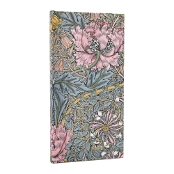 Kalendarz książkowy slim 2026 Morris Pink Honeysuc - Paperblanks