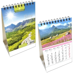 Kalendarz 2026 biurkowy pion Tatry - EV-Corp