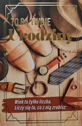 Karnet urodziny z wymiennymi cyframi JCX-240 - YEKU