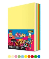 Papier ksero A4 80g 10 kolorów 500 arkuszy - Alfa Pastello