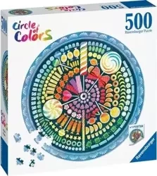 Puzzle 500 Paleta kolorów: cukierki - Ravensburger