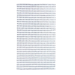 Kryształki samoprzylepne 3mm 806szt - Dalprint dpCraft