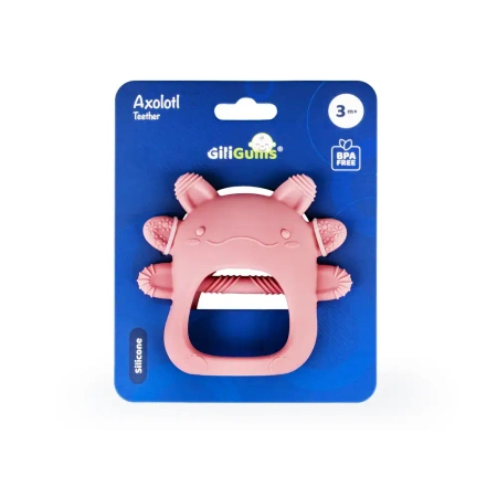 Gryzak Aksolotl różowy - Giligums
