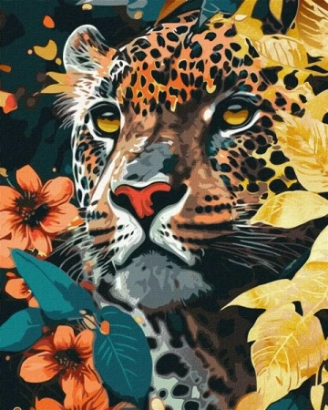 Malowanie po numerach - Niebezpieczny drapieżnik - Ideyka