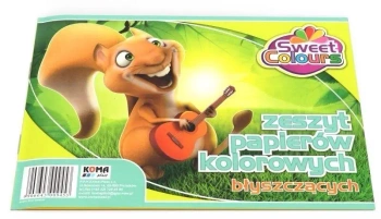 Zeszyt papierów kolorowych A5 błyszczący - Sweet colours