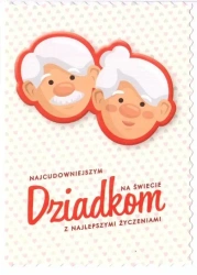 Karnet B6 Dzień Babci i Dziadka MIX - AVANTI