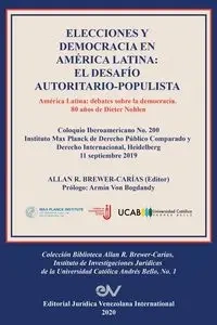 ELECCIONES Y DEMOCRACIA EN AMÉRICA LATINA - BREWER-CARÍAS Allan R.