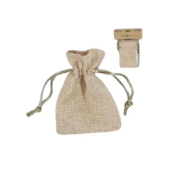 Woreczki jutowe naturalne 7x10cm 6szt - Penword