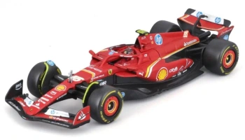 Ferrari SF-24 With Helmet 2024 Imola Italy - BBurago