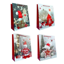Torebka prezentowa S Boże Narodzenie mix - Ju-Piter
