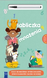 Tabliczka mnożenia z flamastrem suchościeralnym - praca zbiorowa