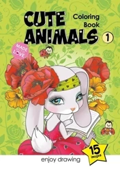 Kolorowanka A4 15 obrazków Słodkie zwierzątka 1 - Fresh