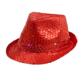 Kapelusz świecący czerwony - Godan