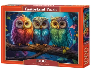 Puzzle 1000 Three Little Owls CASTOR - Castorland