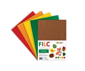 Filc dekoracyjny forest 5 kolorów HAPPY COLOR - GDD