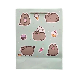 Torba papierowa na prezenty średnia 33x26x12cm - Pusheen