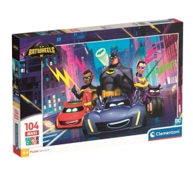 Puzzle 104 Maxi Super Kolor Batwheels - Clementoni