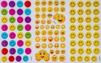 Naklejki plastikowe (6szt) - Fandy