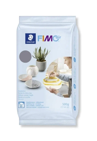 Masa Fimo Air modelarska 500g szara - Staedtler