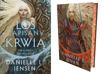 Saga bezlosych Tom 1 + 2 Los zapisany krwią + Klątwa wyryta w kości - Danielle L. Jensen
