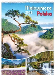 Kalendarz 2026 wieloplanszowy malownicza Polska - Evena