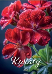 Kalendarz 2026 ścienny Kwiaty - AVANTI