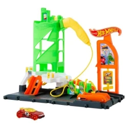 Hot Wheels City Superstacja ładowania samochodów - Mattel