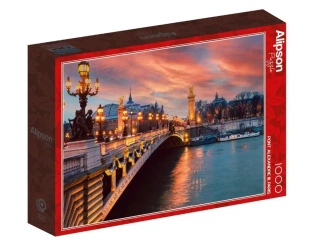 Puzzle 1000 Paryż, Most Aleksandra III - Alipson