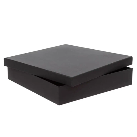 Pudełko tekturowe czarne 33,5x33,5x6,5cm - Dalprint dpCraft