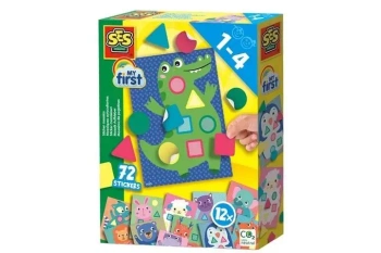 Moje pierwsze mozaiki z naklejek - SES