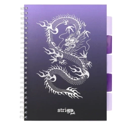 Kołozeszyt Pads A5/100K kratka Głębiny Smok wodny - Strigo