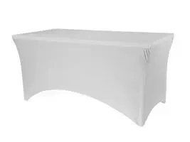 Pokrowiec na stół bankietowy 183x76x74cm biały - PartyDeco